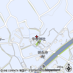 長野県高森町（下伊那郡）牛牧周辺の地図
