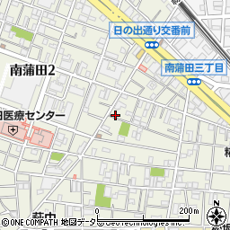 東京都大田区南蒲田3丁目6-24周辺の地図