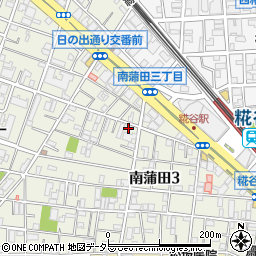 東京都大田区南蒲田3丁目6-9周辺の地図
