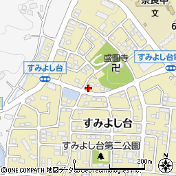 神奈川県横浜市青葉区すみよし台31-21周辺の地図