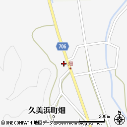 京都府京丹後市久美浜町畑695周辺の地図