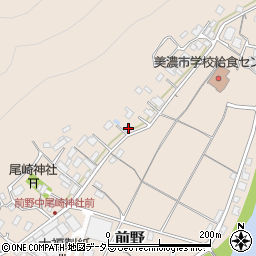 岐阜県美濃市前野575周辺の地図