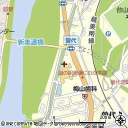 岐阜県美濃市曽代2009周辺の地図