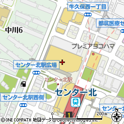 みずほ銀行モザイクモール港北 ＡＴＭ周辺の地図