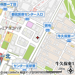 株式会社ツクイ　横浜センター・北営業所周辺の地図