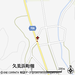 京都府京丹後市久美浜町畑688周辺の地図