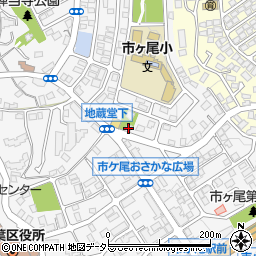 上市ヶ尾町内会館周辺の地図