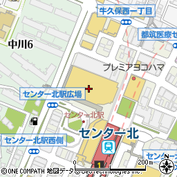 都筑阪急周辺の地図
