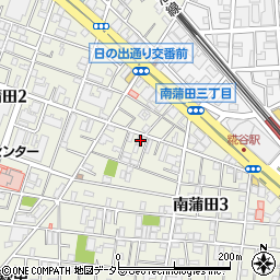 東京都大田区南蒲田3丁目6-5周辺の地図