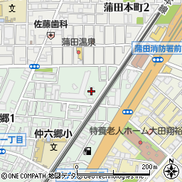 東京電力蒲田変電所周辺の地図