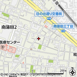 東京都大田区南蒲田3丁目6-26周辺の地図