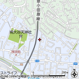 東京都町田市南大谷456周辺の地図