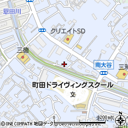 東京都町田市南大谷98周辺の地図
