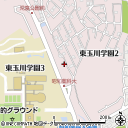 東京都町田市東玉川学園2丁目6周辺の地図