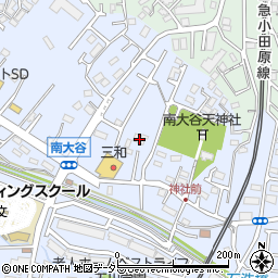 東京都町田市南大谷220周辺の地図