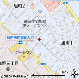 シャレ鎌田・Ａ周辺の地図