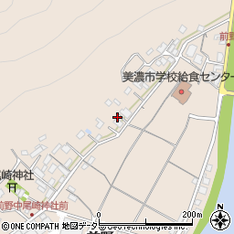 岐阜県美濃市前野590周辺の地図
