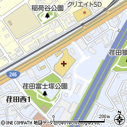 島忠ホームズ荏田店周辺の地図