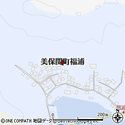 島根県松江市美保関町福浦周辺の地図
