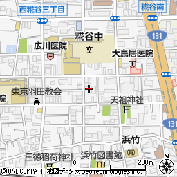 東京都大田区西糀谷3丁目周辺の地図
