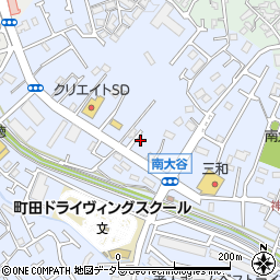 東京都町田市南大谷206周辺の地図