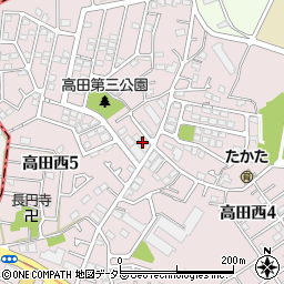 レジーナ高田周辺の地図