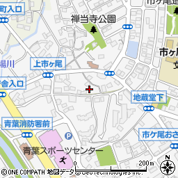 神奈川県横浜市青葉区市ケ尾町1605周辺の地図