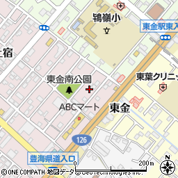 千葉県東金市東上宿24周辺の地図