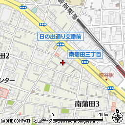 社会保険蒲田総合病院看護婦宿舎周辺の地図