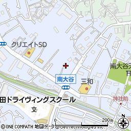 東京都町田市南大谷208周辺の地図