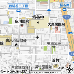本田・佐藤モダンバレエ研究所周辺の地図