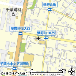 千葉三菱千葉店周辺の地図
