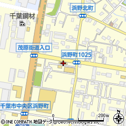 千葉三菱千葉店周辺の地図