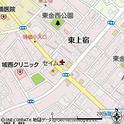 千葉県東金市東上宿7周辺の地図