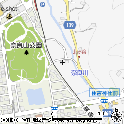 神奈川県横浜市青葉区奈良町1047-1周辺の地図