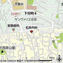 石井内科医院周辺の地図