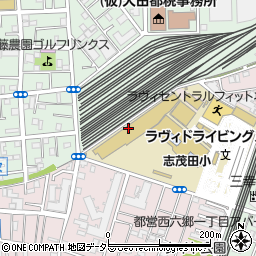 大田区立志茂田中学校周辺の地図