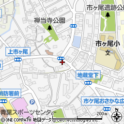 神奈川県横浜市青葉区市ケ尾町1716周辺の地図