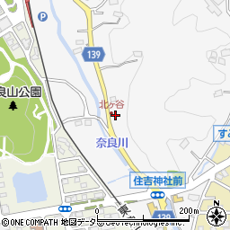 神奈川県横浜市青葉区奈良町849周辺の地図