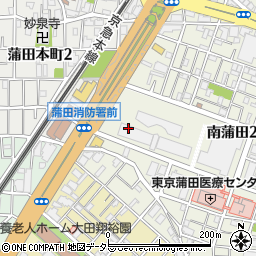 ニチイケアセンター南蒲田周辺の地図