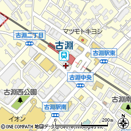横浜銀行古淵支店周辺の地図