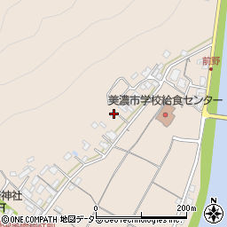 岐阜県美濃市前野610周辺の地図