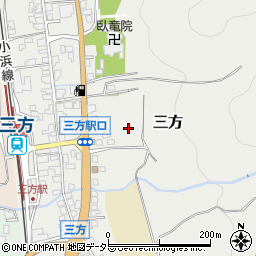 福井県三方上中郡若狭町三方周辺の地図