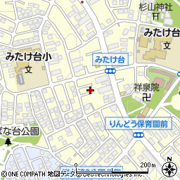 神奈川県横浜市青葉区みたけ台15-48周辺の地図