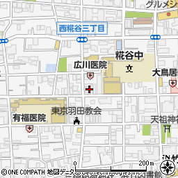 株式会社鈴美商事　糀谷店周辺の地図