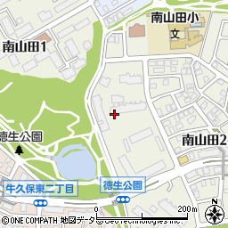 神奈川県横浜市都筑区南山田周辺の地図