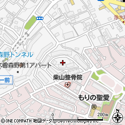 東京都町田市木曽東1丁目3周辺の地図