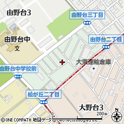 神奈川県相模原市中央区大野台周辺の地図