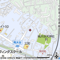 東京都町田市南大谷508周辺の地図