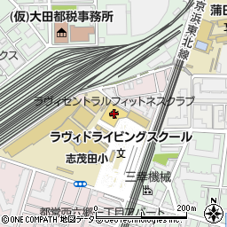 株式会社ラヴィドライビングスクール　蒲田周辺の地図
